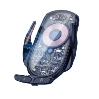 新款66瓦无线超级快充车载充电器汽车用多功能智能无线充手机支架 黑色