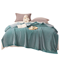 伊伊爱 纯色雪貂绒保暖盖毯