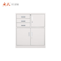 质凡钢制三斗保下节矮柜储物柜/ZF-WJG09/850*390*1020