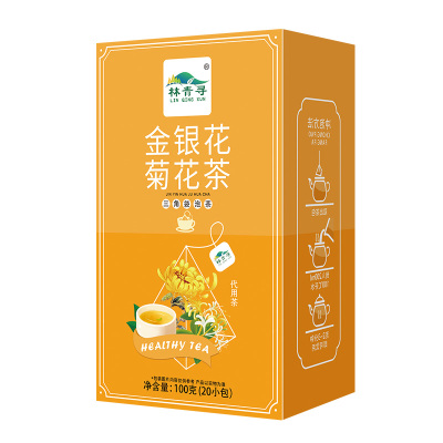 林青寻 金银花菊花茶 100克/盒