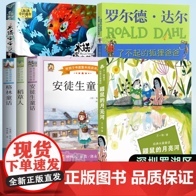 2024年深圳市罗湖区小学三年级上册暑假课外阅读书籍 鼹鼠的月亮河 水妖喀喀莎 了不起的狐狸爸爸 安徒生童话 稻草人 格