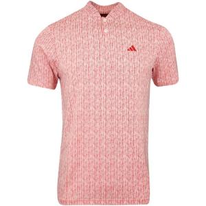 Adidas/阿迪达斯高尔夫polo衫男款弹力速干运动休闲短袖桑迪粉AW