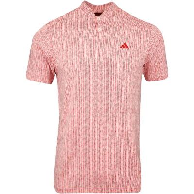 Adidas/阿迪达斯高尔夫polo衫男款弹力速干运动休闲短袖桑迪粉AW