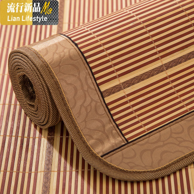 凉席1.8m床双人2.0x2单人学生宿舍0.9米竹席1.5双面1夏席子1.2 三维工匠