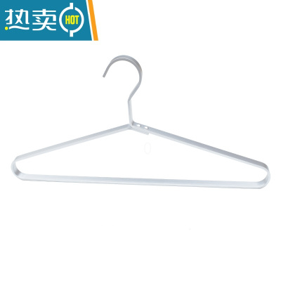 敬平加厚铝合金大衣架 铝制加厚衣架干湿两用衣撑晾晒衣服裤子子挂5支