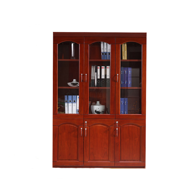 迅迈 3门文件柜 木皮油漆衣柜书柜 书橱文件柜 办公室资料柜 档案柜 储物柜三门