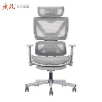 质凡人体工学椅转椅带头枕办公椅