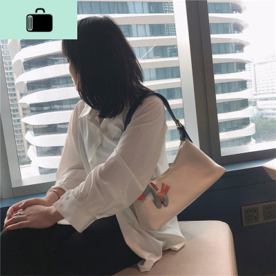 夏天法式腋下包包女2020新款潮小众设计法棍包网红单肩斜挎中古包NEW LAKE女斜挎包