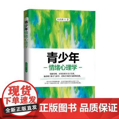 青少年情绪心理学 乐庆辉 著 育儿家教