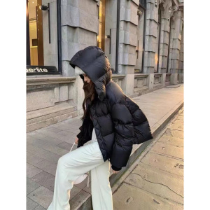 年新款棉服女冬短款加厚时尚棉衣韩版宽松面包服洋气棉袄外套