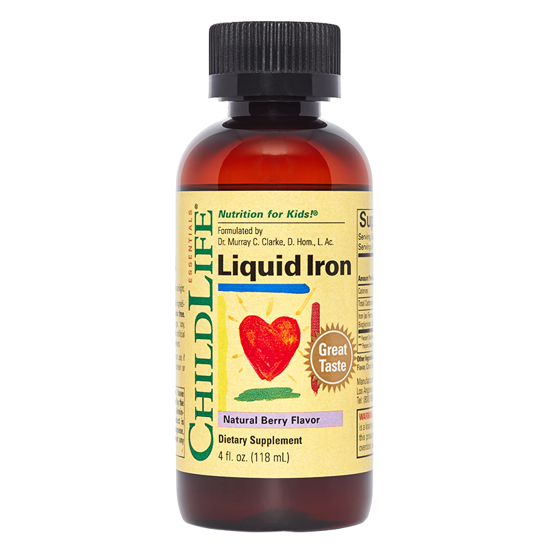 童年时光进口婴幼儿营养素 补铁118ml瓶装科学配方 6瓶