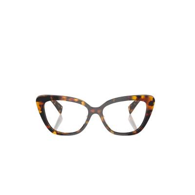 miumiu缪缪平光镜女防蓝光护眼清晰舒适豹纹猫眼型时尚轻盈办公