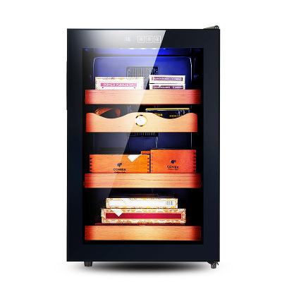 尊堡(zunbao)BX-65雪茄柜雪松木层架恒温保湿雪茄冷藏柜半导体制冷