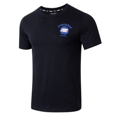 Skechers/斯凯奇男女装新款透气宽松简约时尚休闲短袖T恤L223U100-0018 ZP