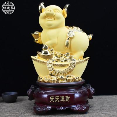 美帮汇生肖猪摆件创意家居饰品属相物装饰贺岁礼品