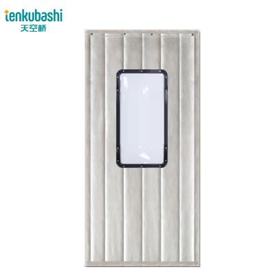 天空桥 PU磁吸棉门帘 2层带窗40*80 平方米