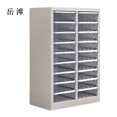 岳滩文件柜抽屉式票据多层分类箱档案柜合同资料架烘焙收纳样品柜18抽无门柜