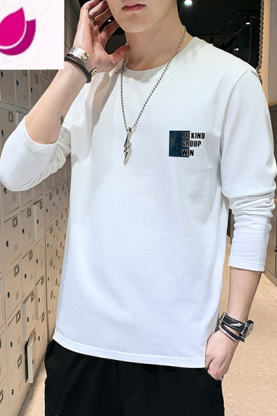 七斓卫衣男士t恤长袖2023衣服打底衫春装上衣男装T