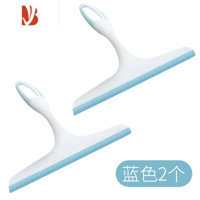 三维工匠2个装擦玻璃神器家用双面擦清洁器擦窗器镜子刷刮水清洗窗户工具 擦玻璃器2个装-蓝色