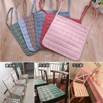家柏饰(CORATED)凳子椅子垫子坐垫学生教室带绑带防滑办公室餐桌椅电脑椅四季椅垫