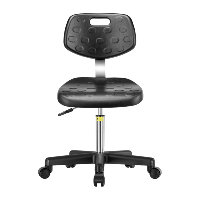 臻远ZY-7957 防静电椅子车间流水线升降椅子 40-54cm黑尼龙脚轮子款