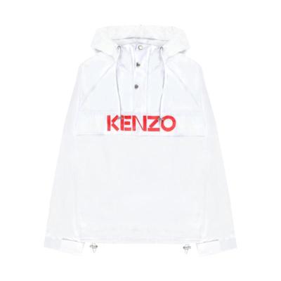 高田贤三(Kenzo)男士运动卫衣涤纶抽绳连帽防风半拉链休闲夹克外