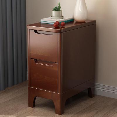 迷你超窄小型床头柜北欧简约现代床边卧室全实木收纳储物小斗柜子