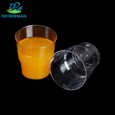 DERUIMAN一次性航空杯透明水杯