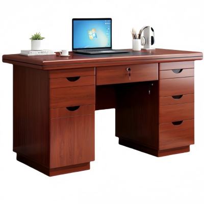 攸形实木办公桌1600*800*760mm张