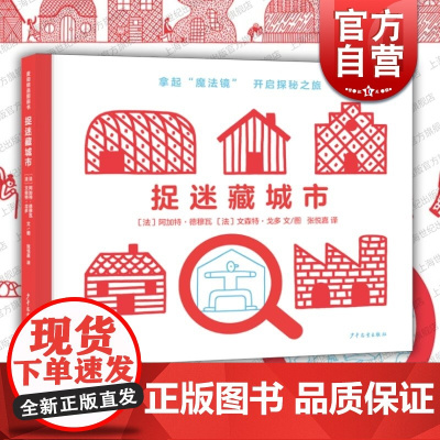 捉迷藏城市 麦田精选图画书少年儿童出版社色彩光线原理视觉大发现美术教育培养孩子专注力想象力创造力