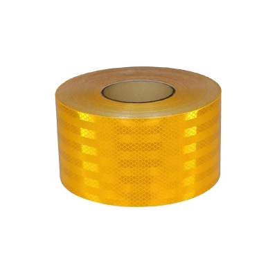 衡雁骏兴 反光胶带 黄色晶彩格 10cm*30m卷