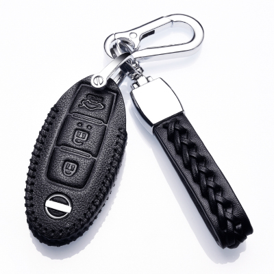 [补贴10%]2021款轩逸钥匙套14代专用真皮钥匙包20款轩逸车高档钥匙扣男女19汽车钥匙包