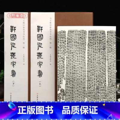共2本 战国纵横家书 上下 [正版]学海轩共2本战国纵横家书上下马王堆汉墓帛书书法选二辑繁体旁注帛书隶书整张长卷可装裱毛