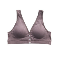 哺乳文胸背心式聚拢防下垂喂奶孕妇内衣女怀孕期纯棉夏季薄款胸罩