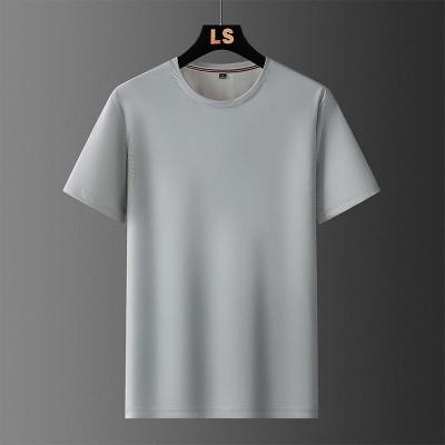 2025新款商务翻领短袖夏季男士POLO衫男休闲冰丝短袖男无痕锦氨速