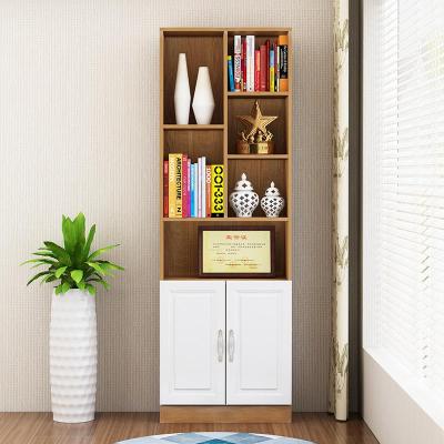 实木简约现代置物柜书柜多功能客厅组合书架简易柜子经济型储物柜