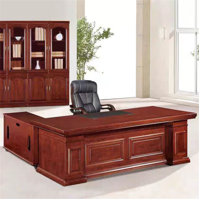 协辰家具 办公桌大班台主桌2000*900*760mm侧柜1000*500*760mm(单位:套)