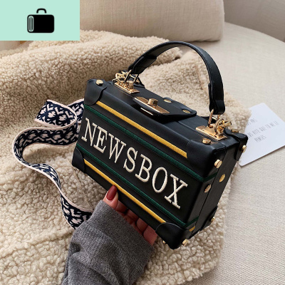 春夏上新小包包女2020新款潮韩版百搭斜挎包洋气时尚手提包盒子包NEW LAKE女斜挎包