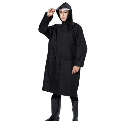 陇步昇L-BS1118X春亚纺长款雨衣连体式