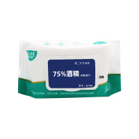 齐洁 SJ140 80片/包 75%酒精消毒湿巾 乙醇消毒湿巾(粮食酒精)(计价单位:包)