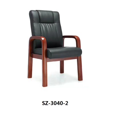 首指办公椅/实木椅/四脚椅/会客椅/SZ-3040-2