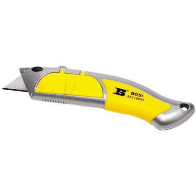 波斯 BS310606锌合金重型美工刀 5PC 单位:把