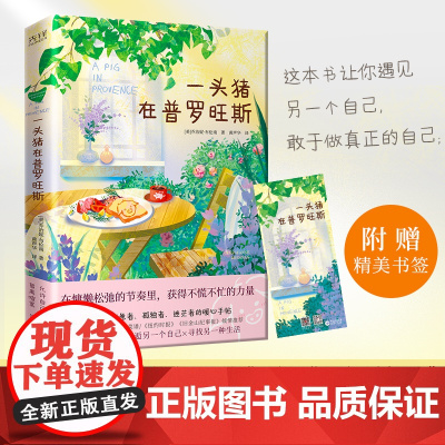 一头猪在普罗旺斯 全彩手绘插画×精选菜谱 一本让人暂离喧嚣告别内耗的自救指南 外国文学散文随笔北京联合出版公司