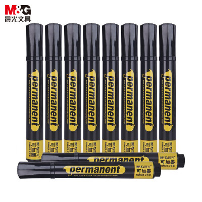 晨光(M&G)可加墨记号笔单头APM26302红