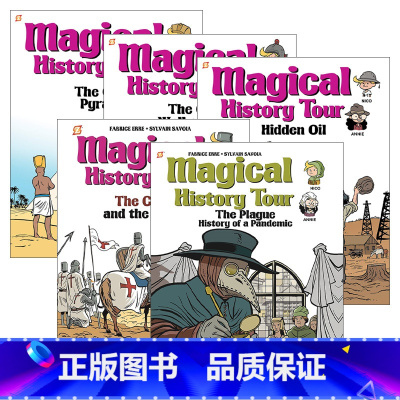神奇的历史之旅1-5册 [正版]英文原版 Magical History Tour 13 神奇历史之旅 居里夫人 精装儿