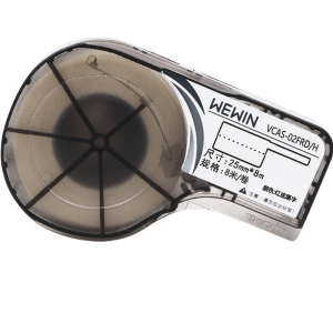 伟文(wewin) VCAS-02FRD/H 标签机色带 适用于GT310系列打印机(计价单位:卷) 红底黑字