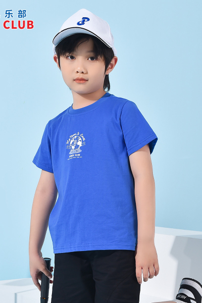 [1件3折]铅笔俱乐部童装2025夏装新款男童t恤儿童休闲上衣中大童印花短袖