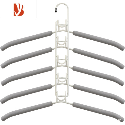 三维工匠多多层折叠魔术衣架家用挂衣服架子衣柜收纳裤架衣撑挂钩
