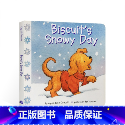 [正版]英文原版绘本 Biscuit's Snowy Day小饼干的雪天 纸板书 幼儿童英语启蒙早教图画故事书 2-3