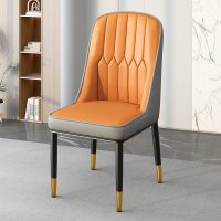 质凡北欧轻奢餐椅简约家用靠背实木椅酒店凳子餐厅休闲椅